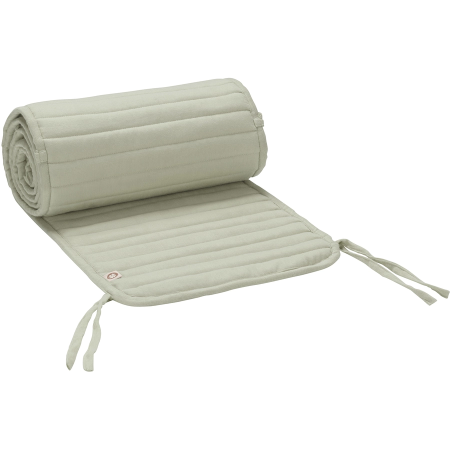 Noppies Bumper für den Laufstall Quilted bed bumper cot Puritan Gray