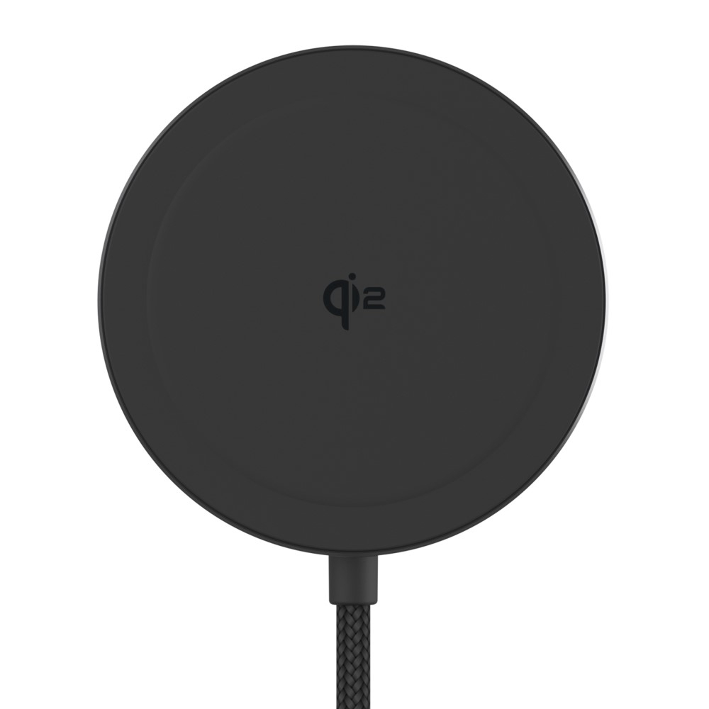 (1.5m) 15W Qi2 USB C auf MagSafe Ladegerät Magnetischer Wireless Charger - Schwarz
