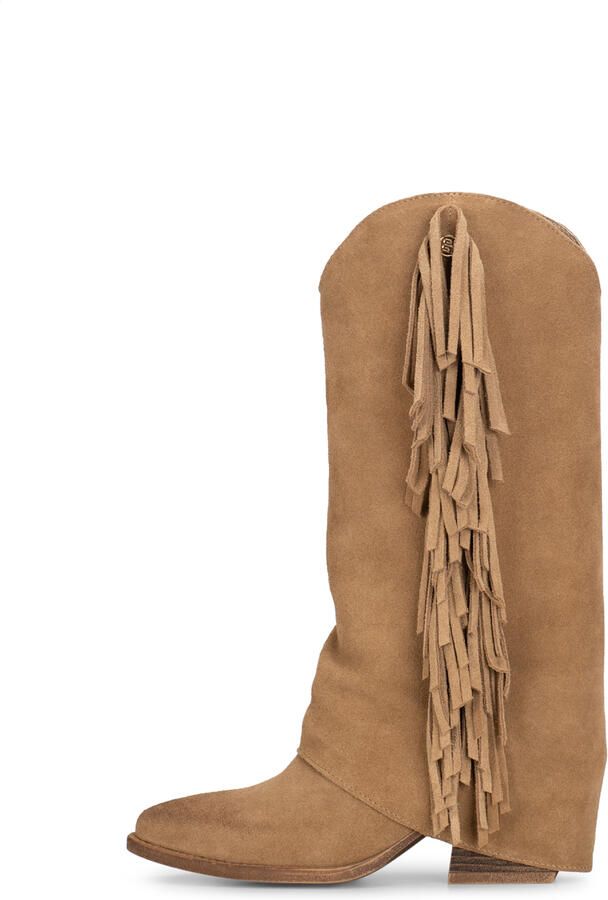 Haboob Joyce Laarzen Suède Dames Camel