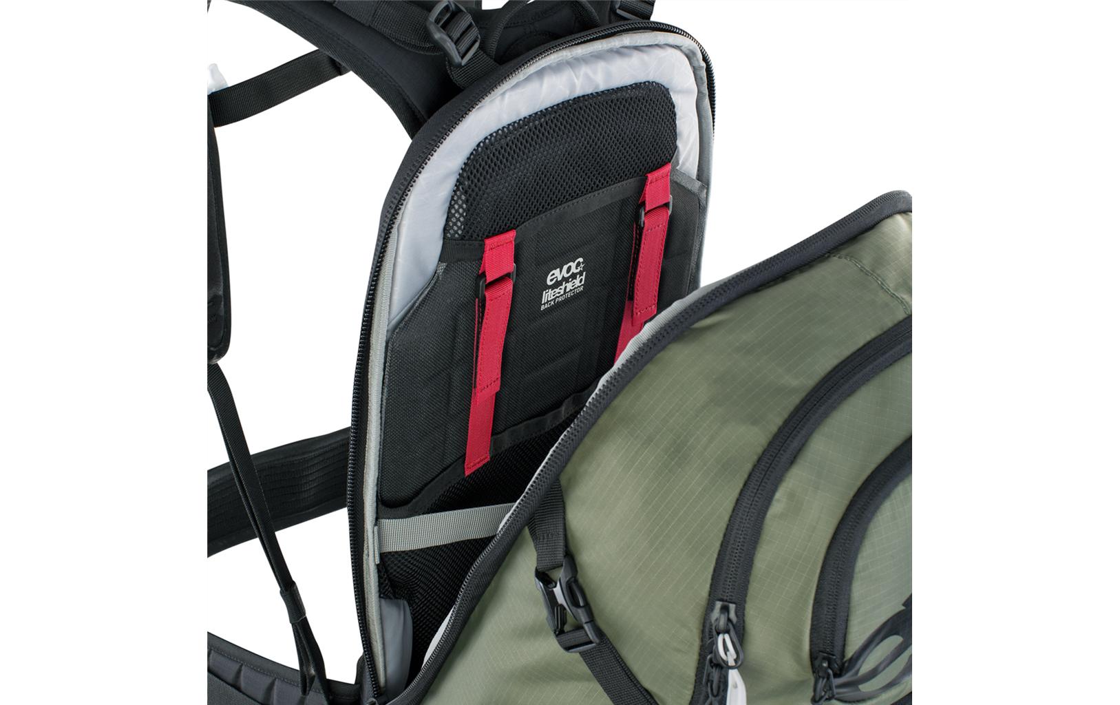 Rucksack FR Tour E-Ride 30 l, Dark/Olive/Black<br>Protector-Rucksack für E-Bikes