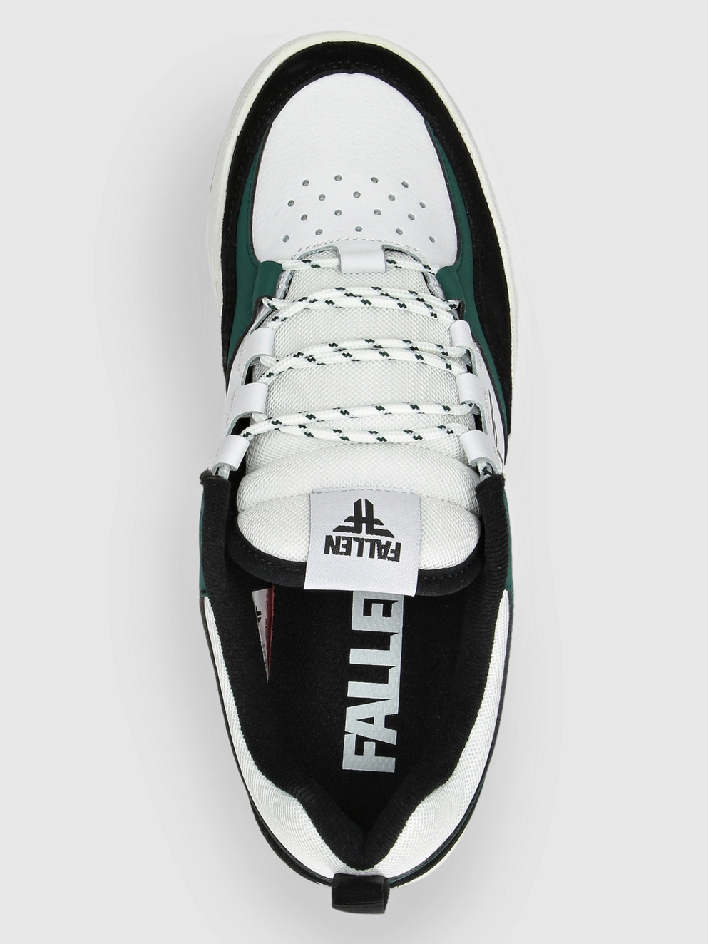 Fallen The Crest Skate Shoes white/black/green