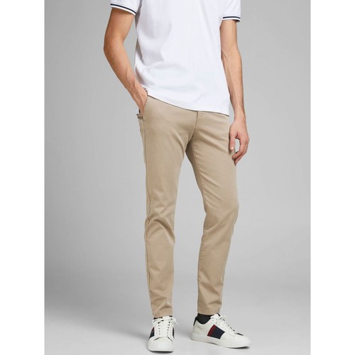 Jack & Jones - 12186479 MARCOJJ FRED-WHITE PEPPER Beige