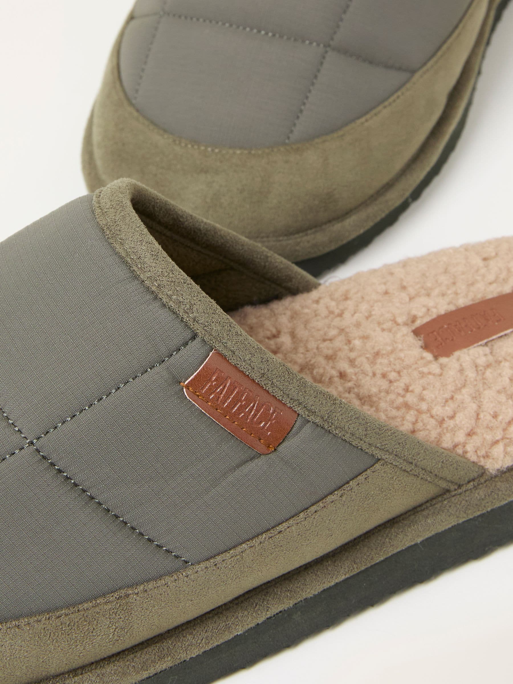 FatFace Quilted Mule Slipper