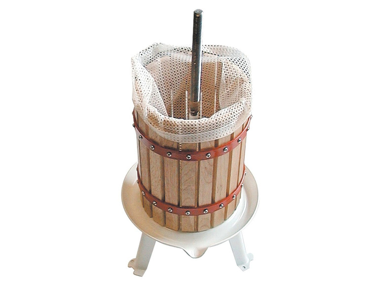 Güde fruitpers, 6, 12, 18 of 30 liter, mechanisch, met stalen spindel