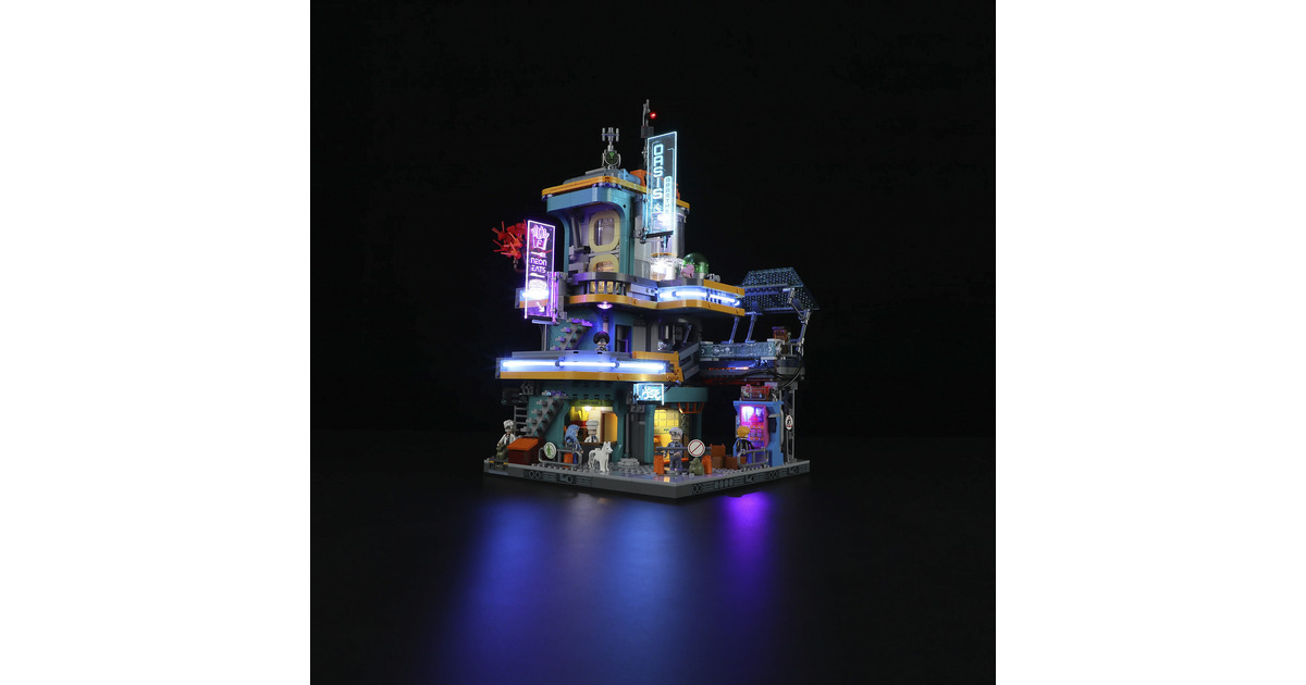 LumibricksCyberpunk Neoncity - Apartment Constructiespeelgoed  (F9042)