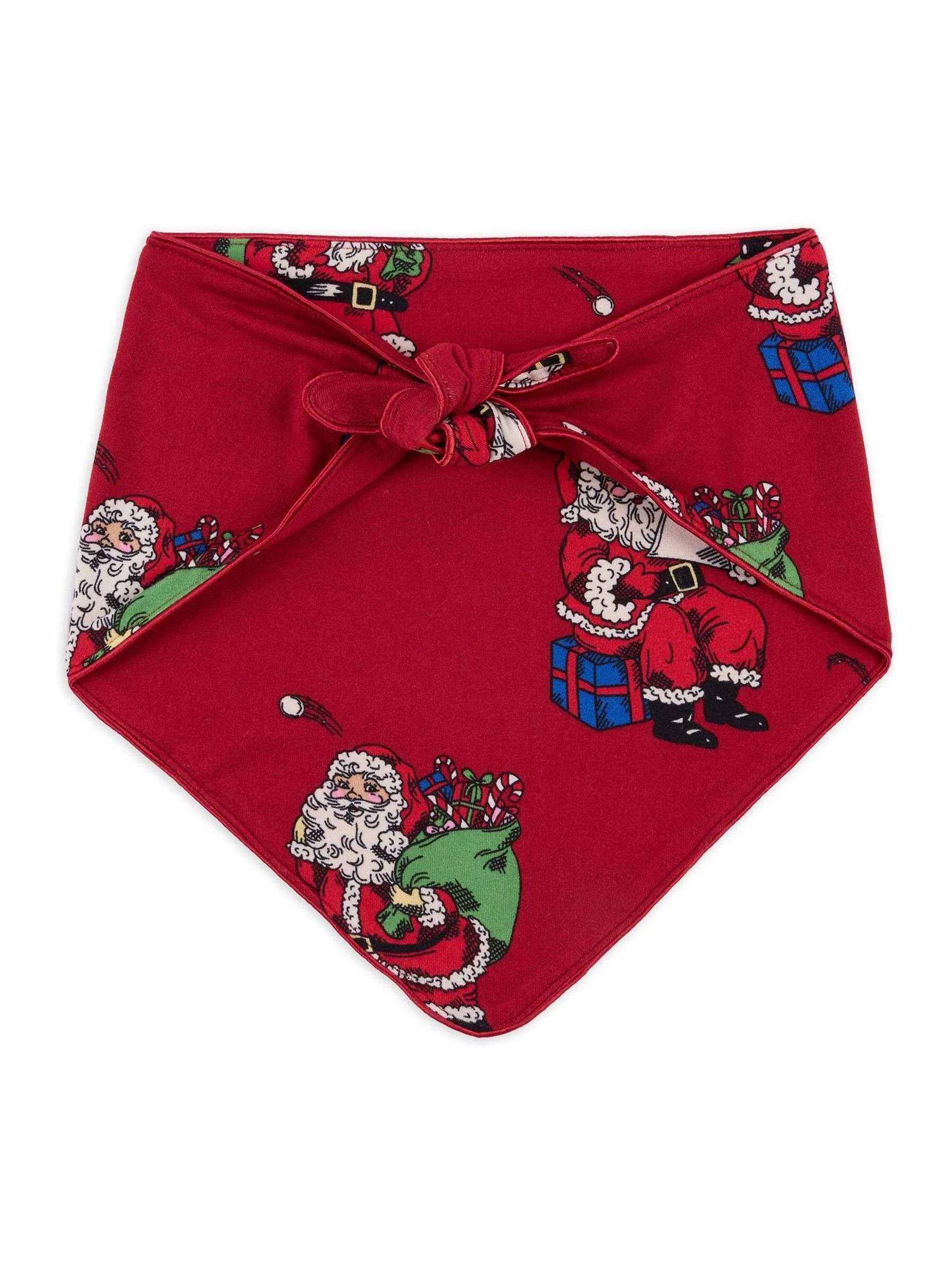 Chelsea Peers Pets Christmas Santa Snowball Print Neckerchief