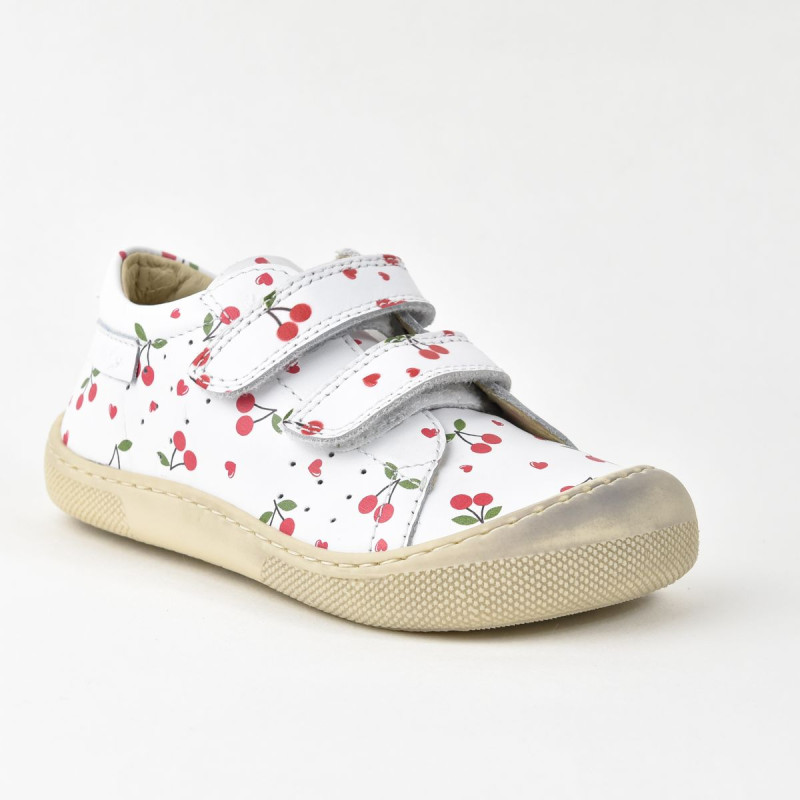 Naturino Naturino Barefoot Bira Velcros Print Pretty Cherries