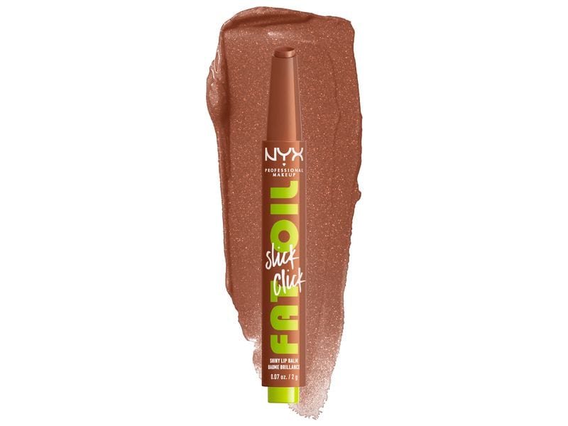 NYX Professional Makeup Lippenbalsam Fat Oil Slick Click 01 Pflegender Lippenstift mit ölhaltiger Formel