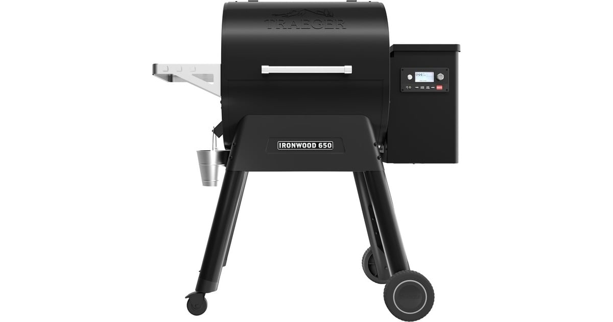 TraegerIronwood 650 barbecue  (Zwart, Model 2020, D2 Controller, WiFIRE Technologie)