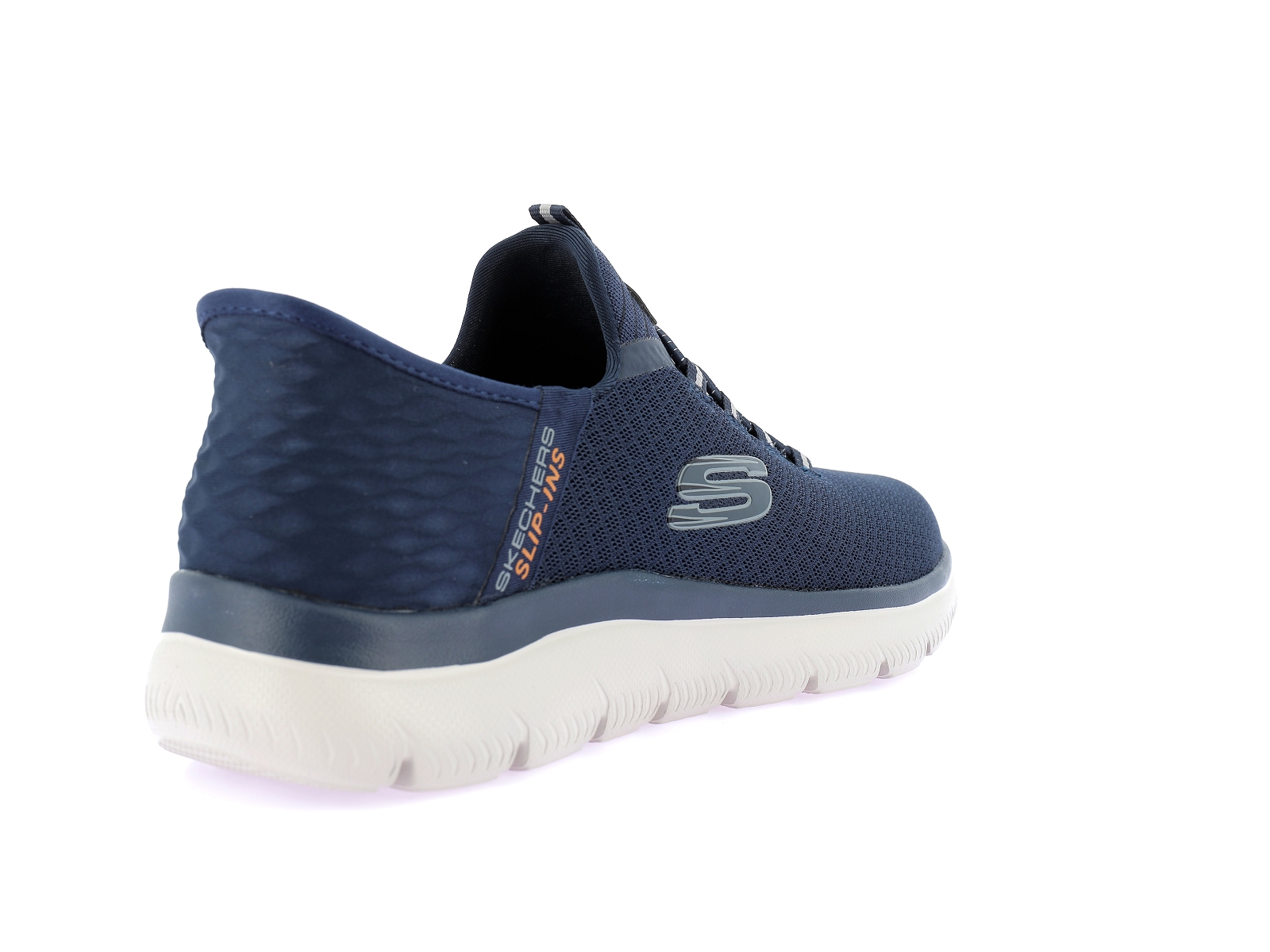 Skechers-SUMMITS SLIPS IN HIGH RAN Matières combinées Marine