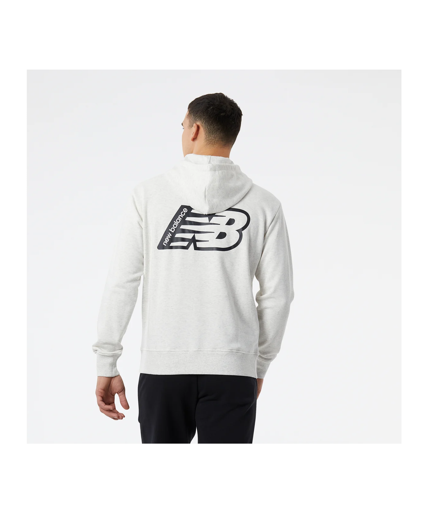 New Balance Essentials Fleece Hoody Grau FSAH