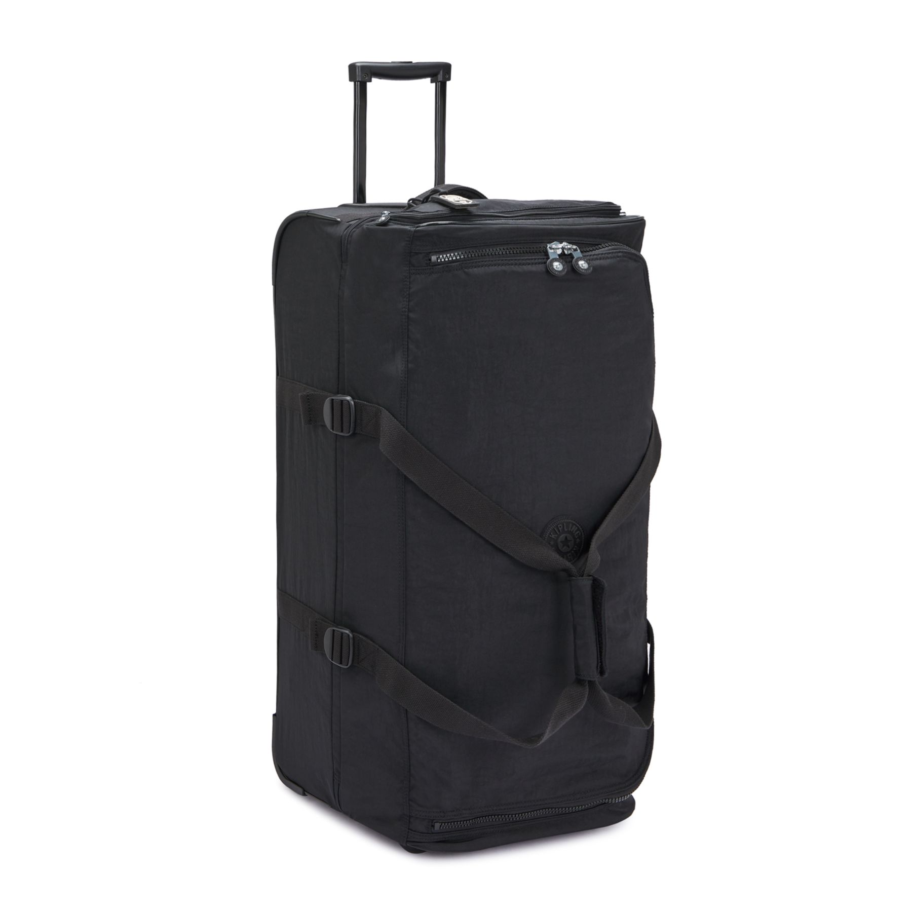 TEAGAN L Grand Sac de Voyage à Roulettes - Black Noir