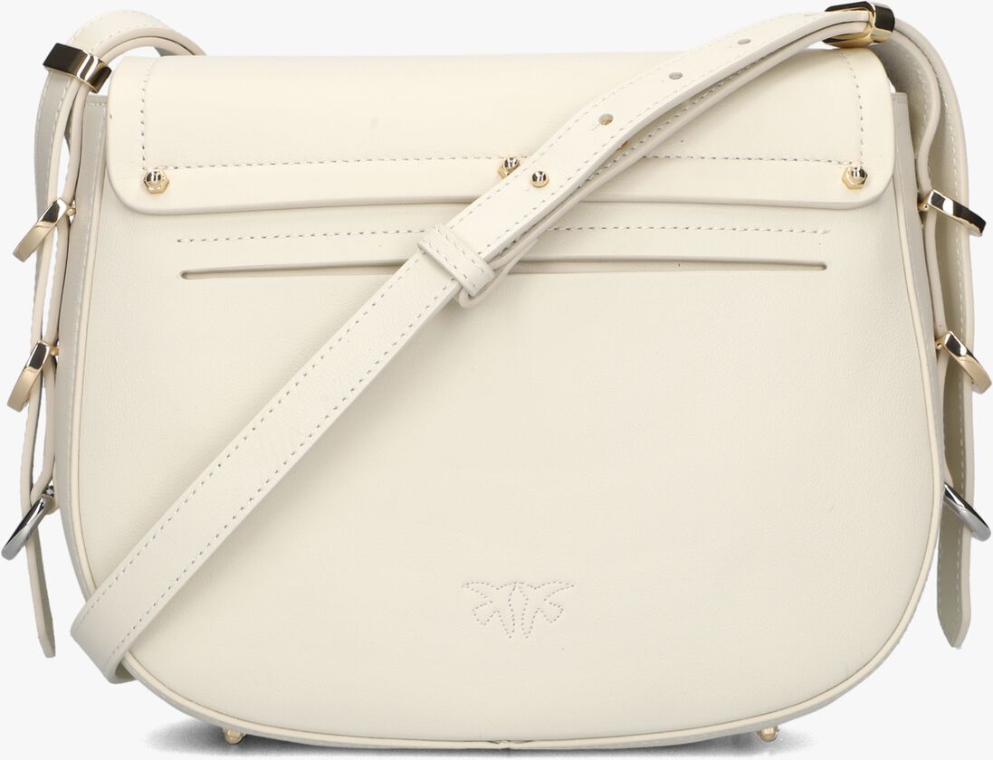 gebroken wit pinko schoudertas saddle classic