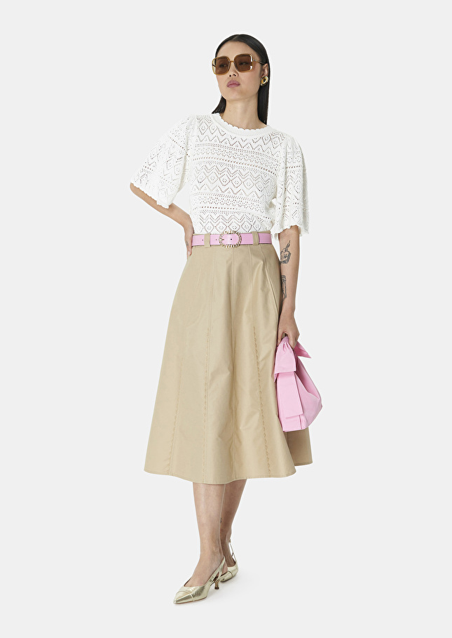 Pull Prealpinoblanc en maille crochet