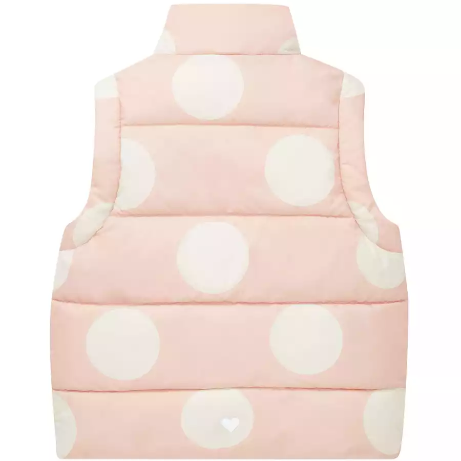 TOM TAILOR Weste Big Offwhite Dots