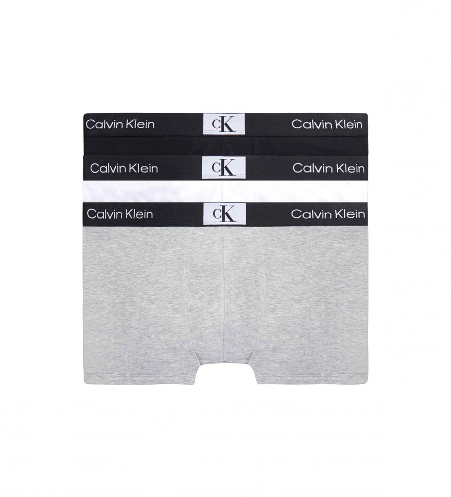 Cuecas boxer Calvin Klein, pacote com 3 unidades