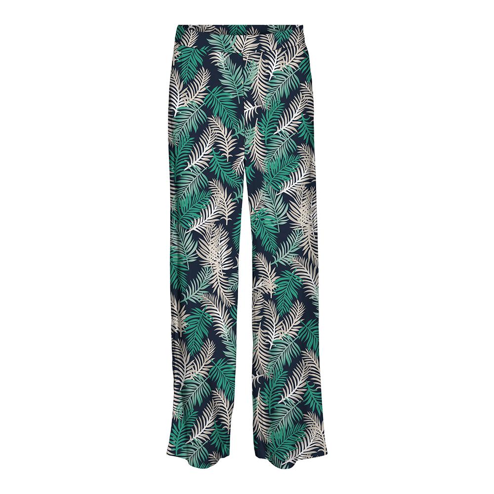 Vero Moda Pantalon Fluide Marine/Vert à Motifs Femme Vero Moda Easy Joy