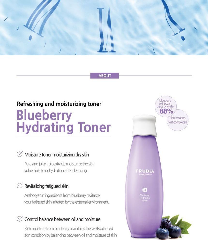 FRUDIA - Hydraterende toner met bosbessen