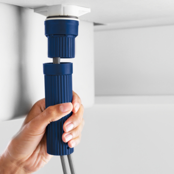 Grohe Keukenmengkraan Start Edge Hoge Uitloop Uittrekbare Mousseur Chroom