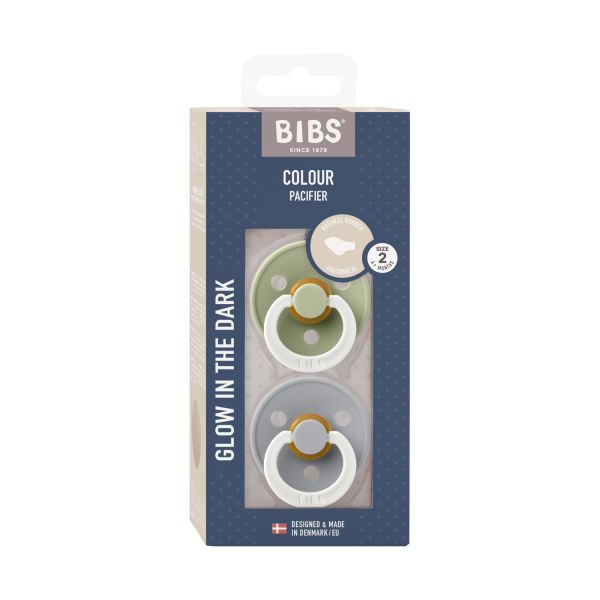 BiBs Glow Fopspeen - 0-6 Mnd - Blush / Vanilla