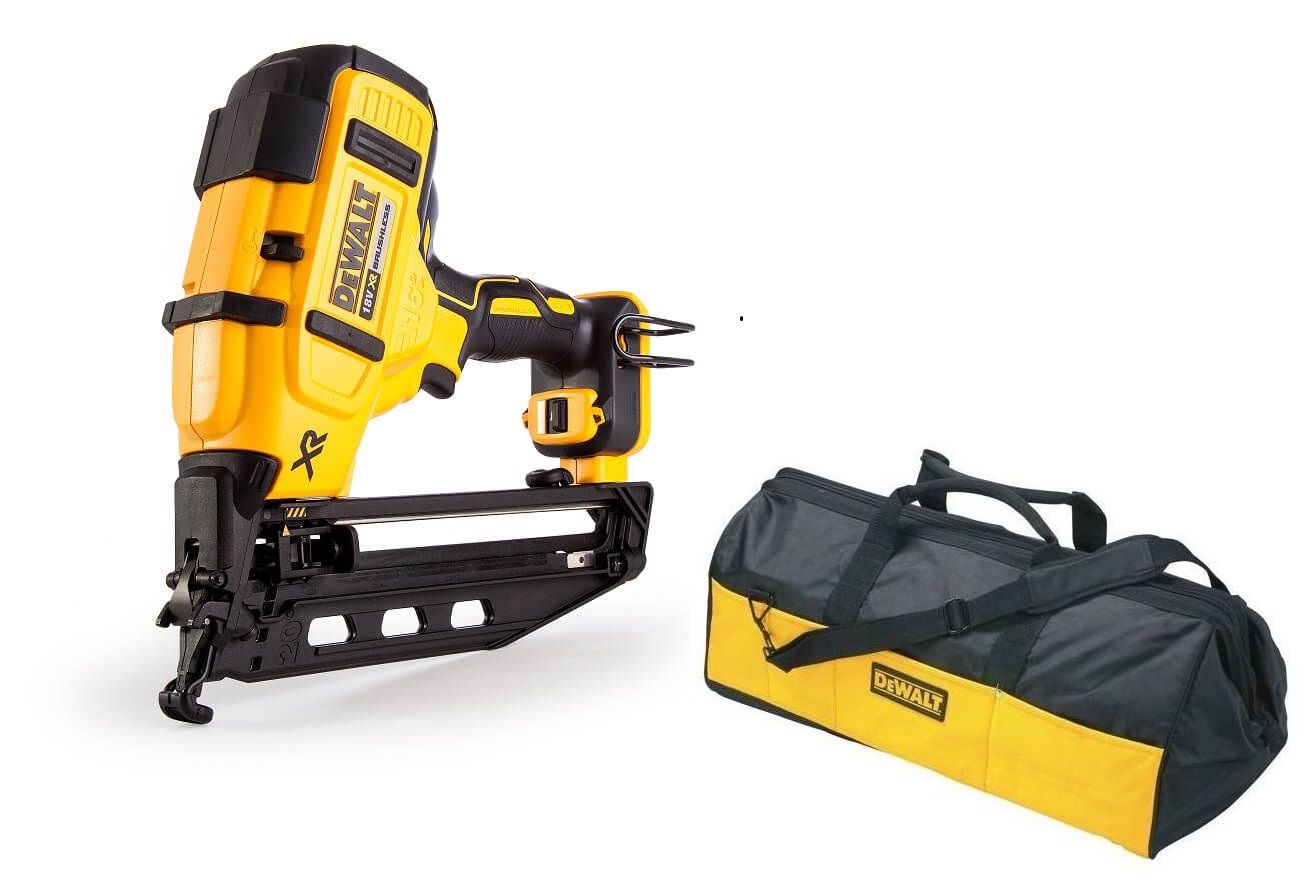 DeWALT DCN660N 18V Li-ion accu afwerk tacker in tas - koolborstelloos