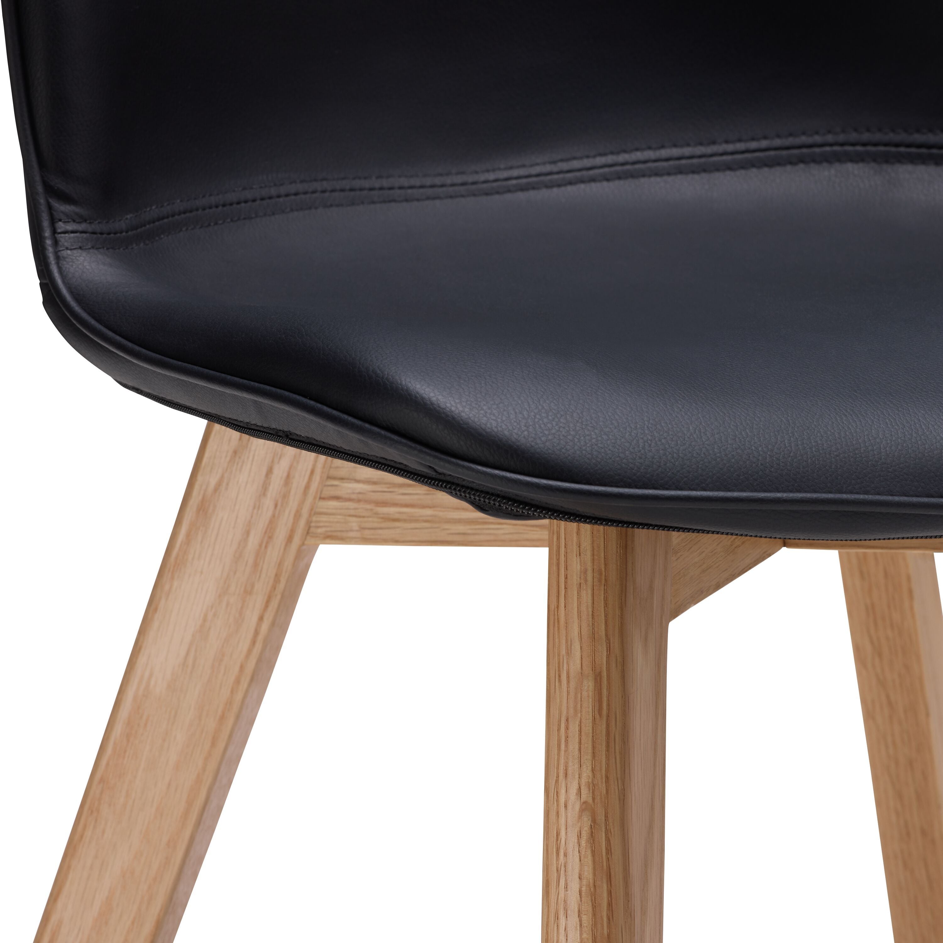 GIANNI Stuhl - Schwarz / B: 48.0 cm x T: 58.5 cm x H: 84.0 cm