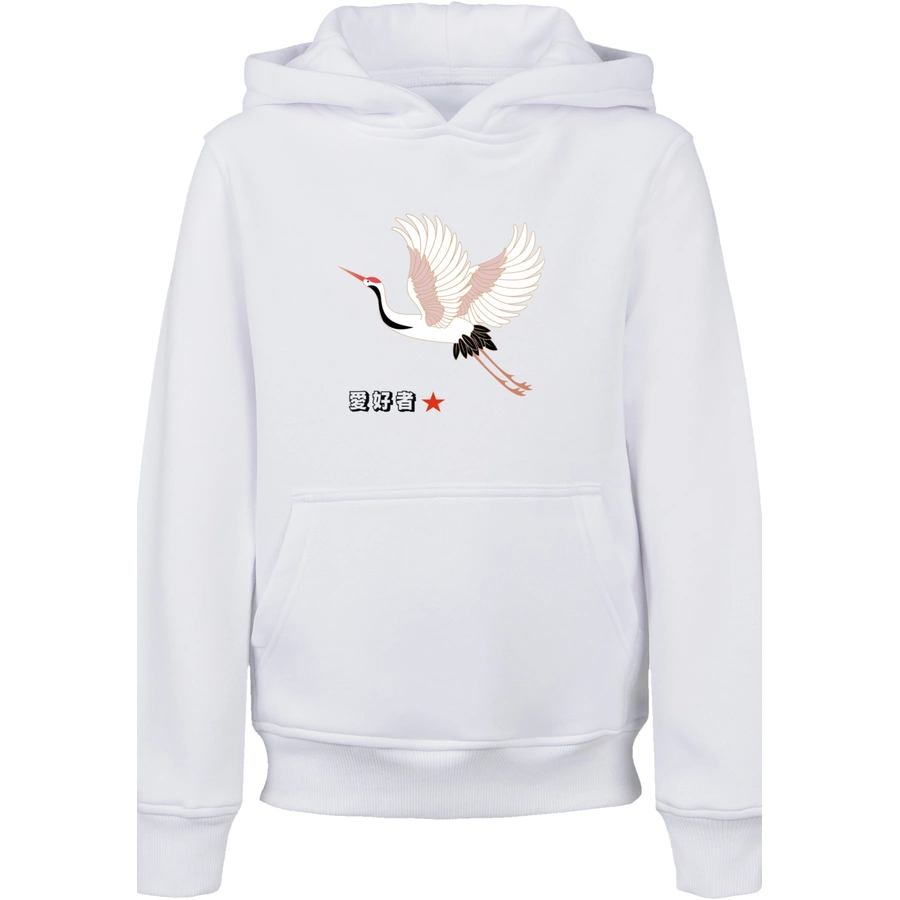 F4NT4STIC Hoodie Kranich Japan weiß