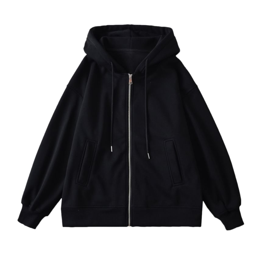 Sundine - Effen oversized hoodie met rits