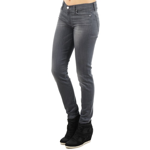 7 for all Mankind - THE SKINNY DARK STARS PAVE Gris