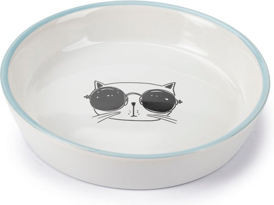 Beeztees kattenvoerbak Falko wit D 16 H 3,5 cm