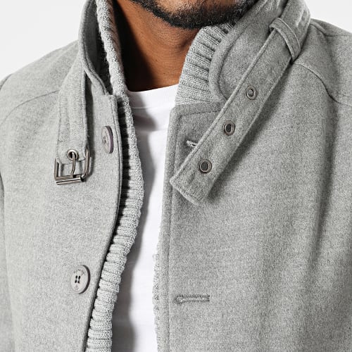 Manteau Gris Chiné