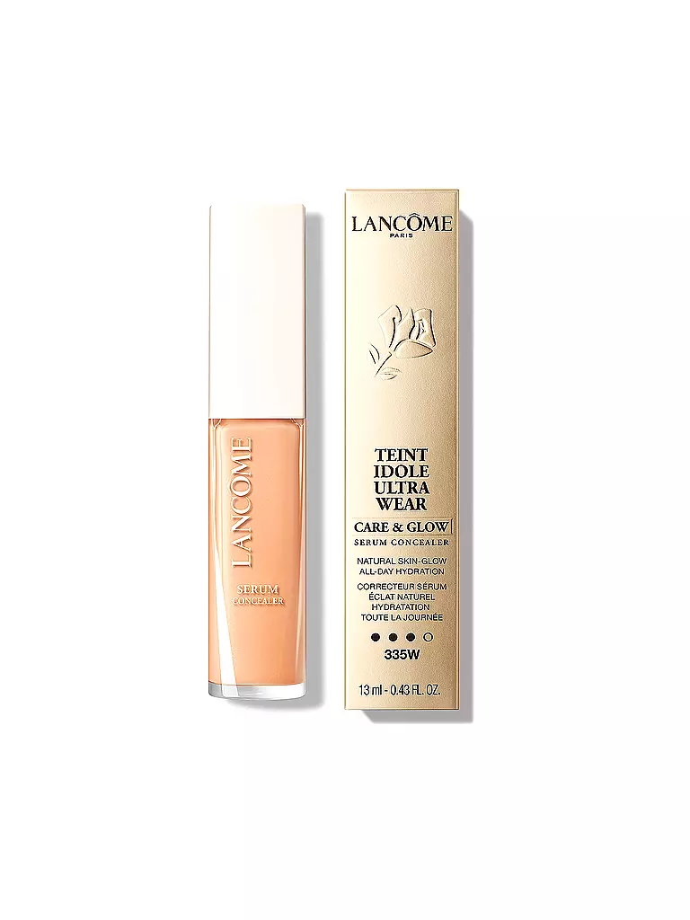 LANCÔME Teint Idole Ultra Wear Skin-Glow Concealer (335W) camel