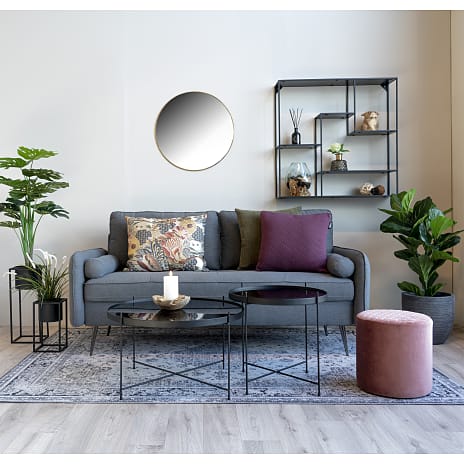 Oslo spejl - messinglook