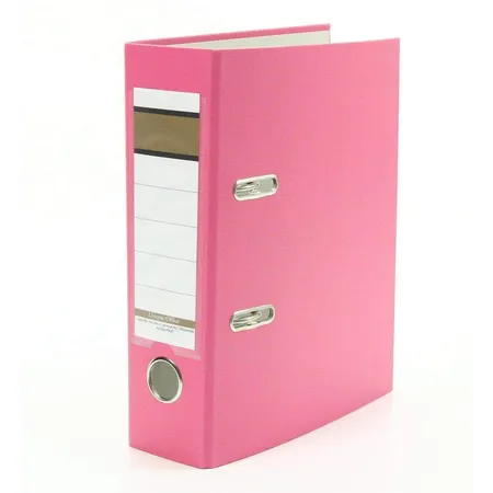 Livepac Office Ordner DIN A5, quer, 75 mm breit, pink, 3 Stück