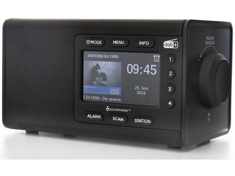 soundmaster DAB  Radio DAB900SW Schwarz DAB  Radio mit grossem Farbdisplay
