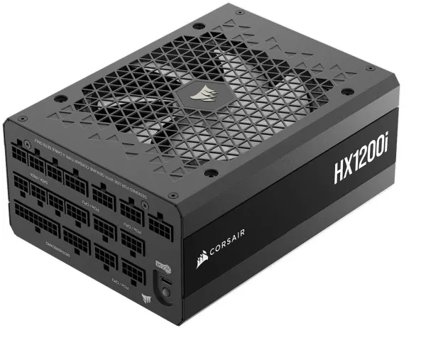 Corsair HX1200i (2025), 1200 Watt, ATX 3.1, PCIe 5.1, Cybenetics PLATINUM, C14