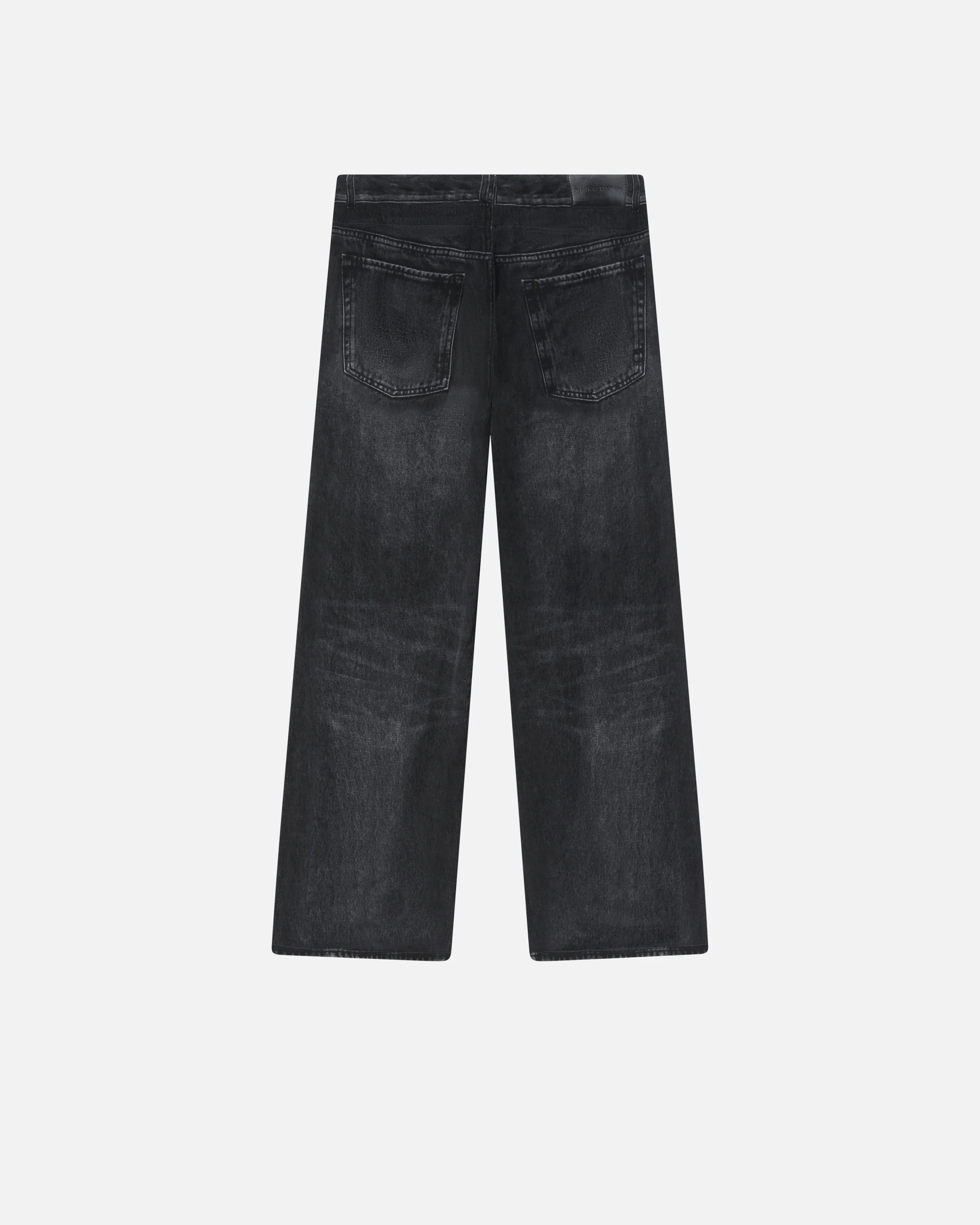 Pantalon large façon denim | Multicolore