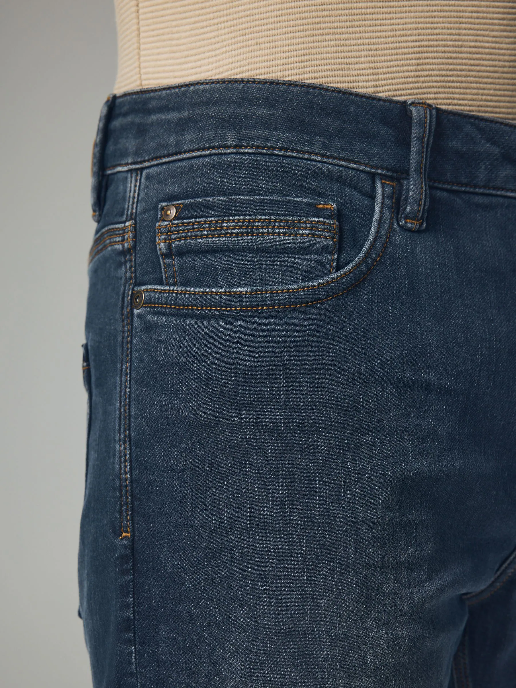 Blauwgrijs vintage - Slim Fit - Comfortabele stretchjeans