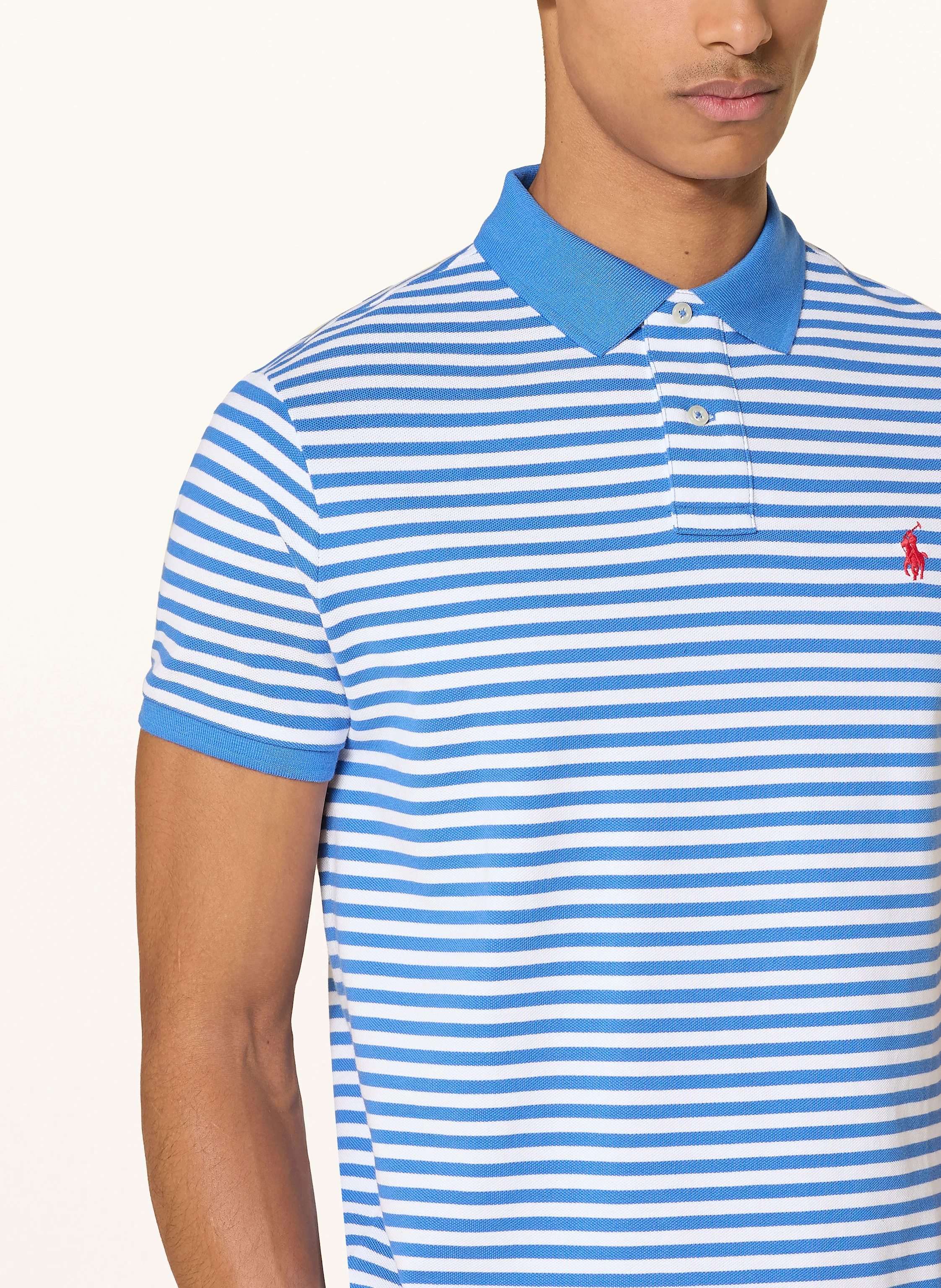 POLO RALPH LAUREN Piqué-Poloshirt Custom Slim Fit