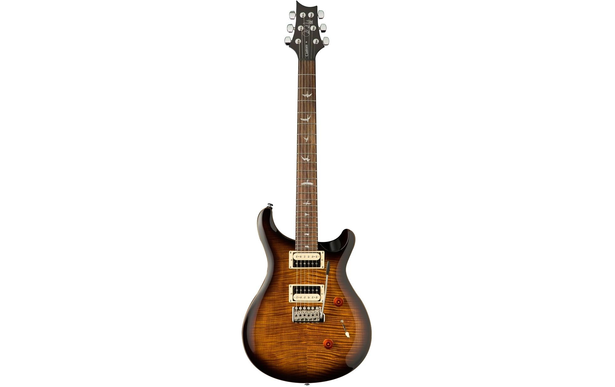 E-Gitarre SE Custom 24 – Black Gold Bust<br>Moderne Auflage eines klassischen Gitarrenmodells