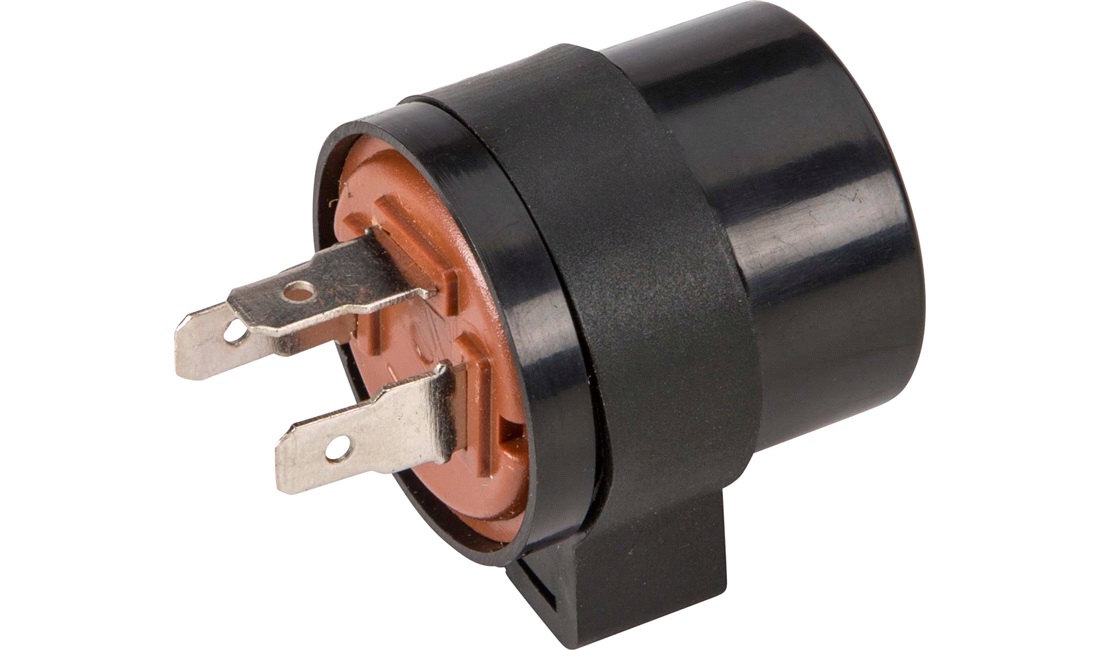 Blinklysrelæ, 12V LED 3-stik universal