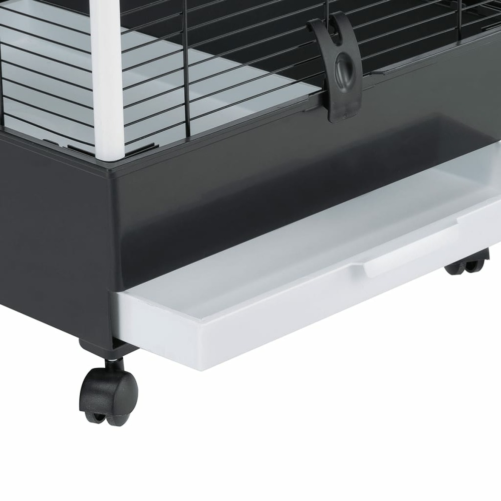 Cage à oiseaux et volière avec toit nota plastique 56115423