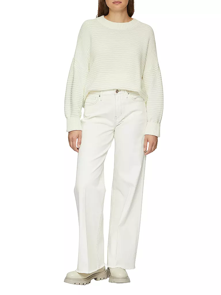 S.OLIVER Pullover weiss