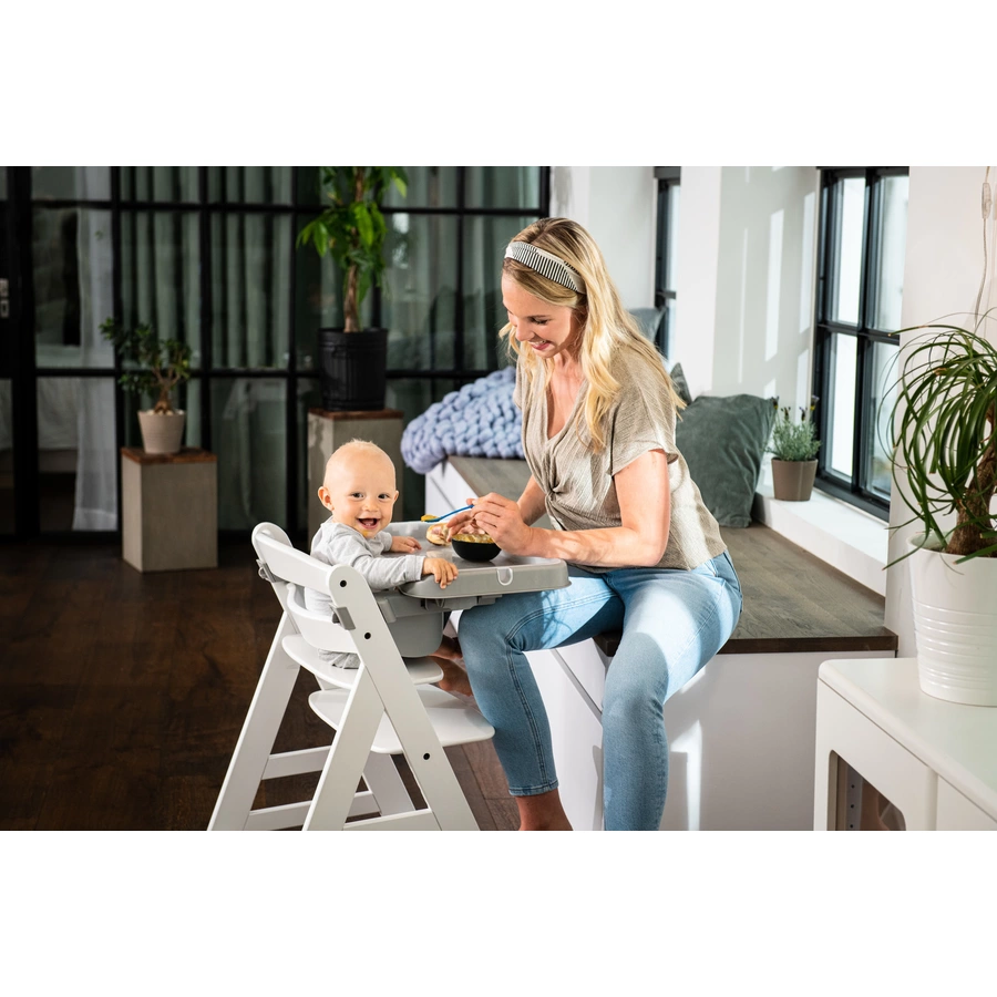 hauck Alpha Esstisch Tray Grey