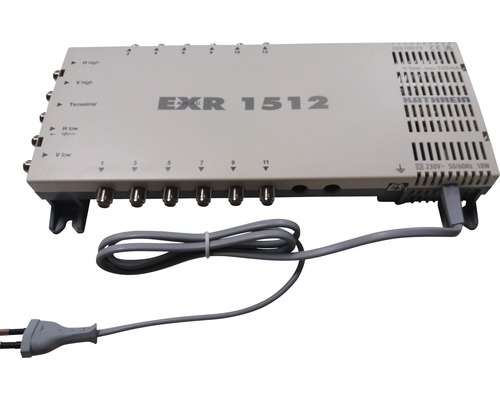 Kathrein EXR 1512 Multiswitch 5 tot 12, satelliet IF-distributiesysteem 1 satelliet 12 abonneeverbindingen