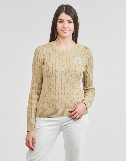 Lauren Ralph Lauren - MONTIVA-LONG SLEEVE-PULLOVER Camel