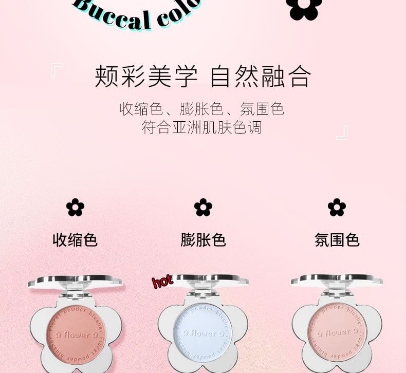 biya - Floret Powder Blusher - 8 Colors