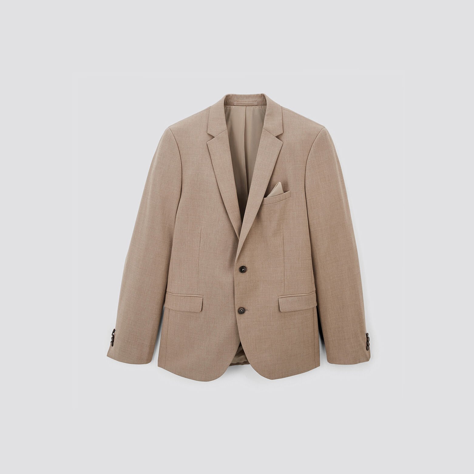 Veste de costume slim Beige