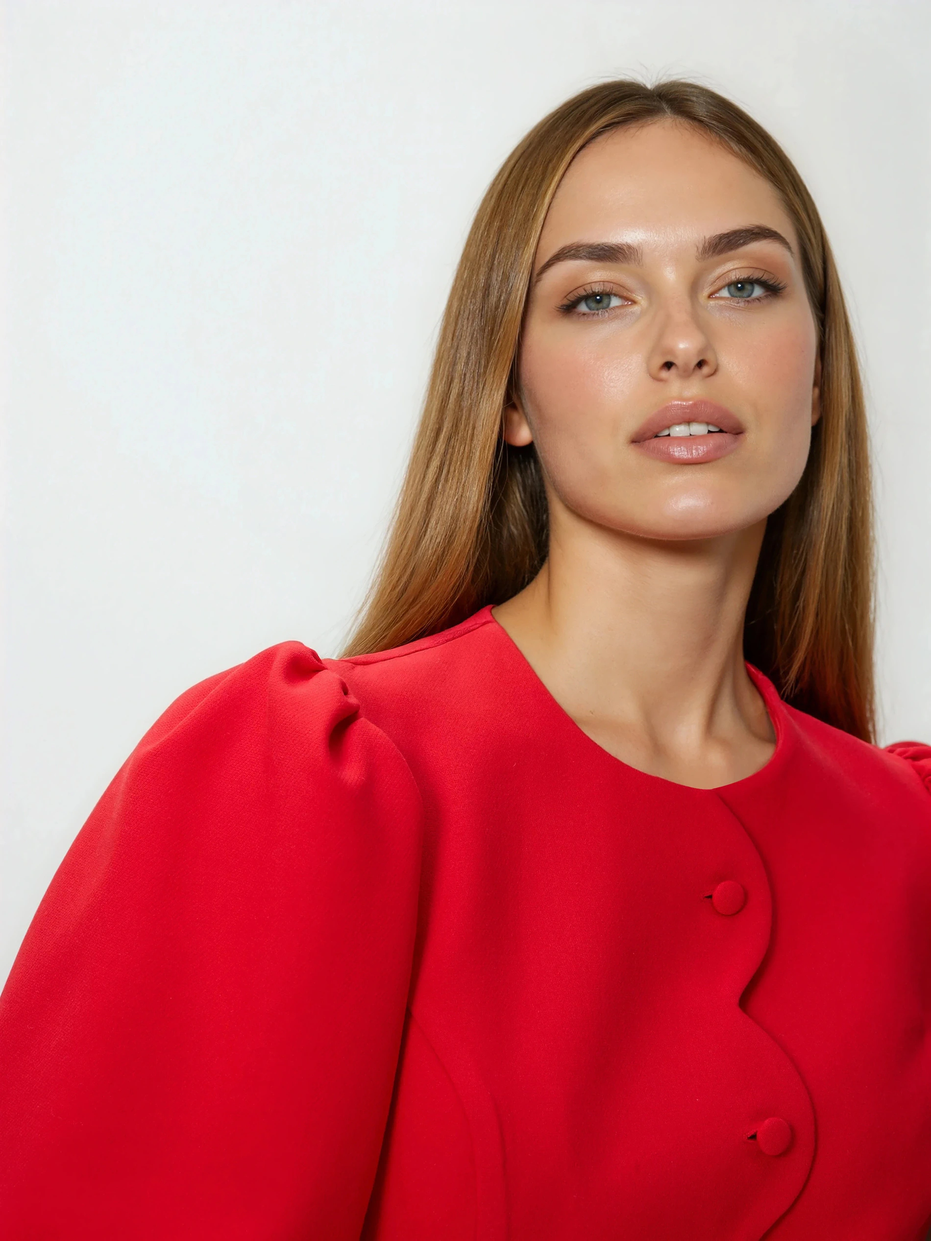 Kleid mit Puffärmeln