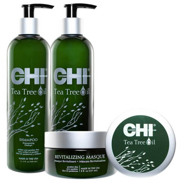 Trio shampooing + conditionneur + masque Tea Tree Oil CHI
